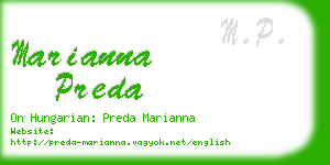 marianna preda business card